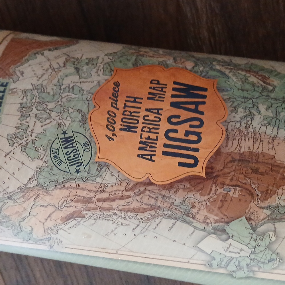 North America map jigsaw puzzle